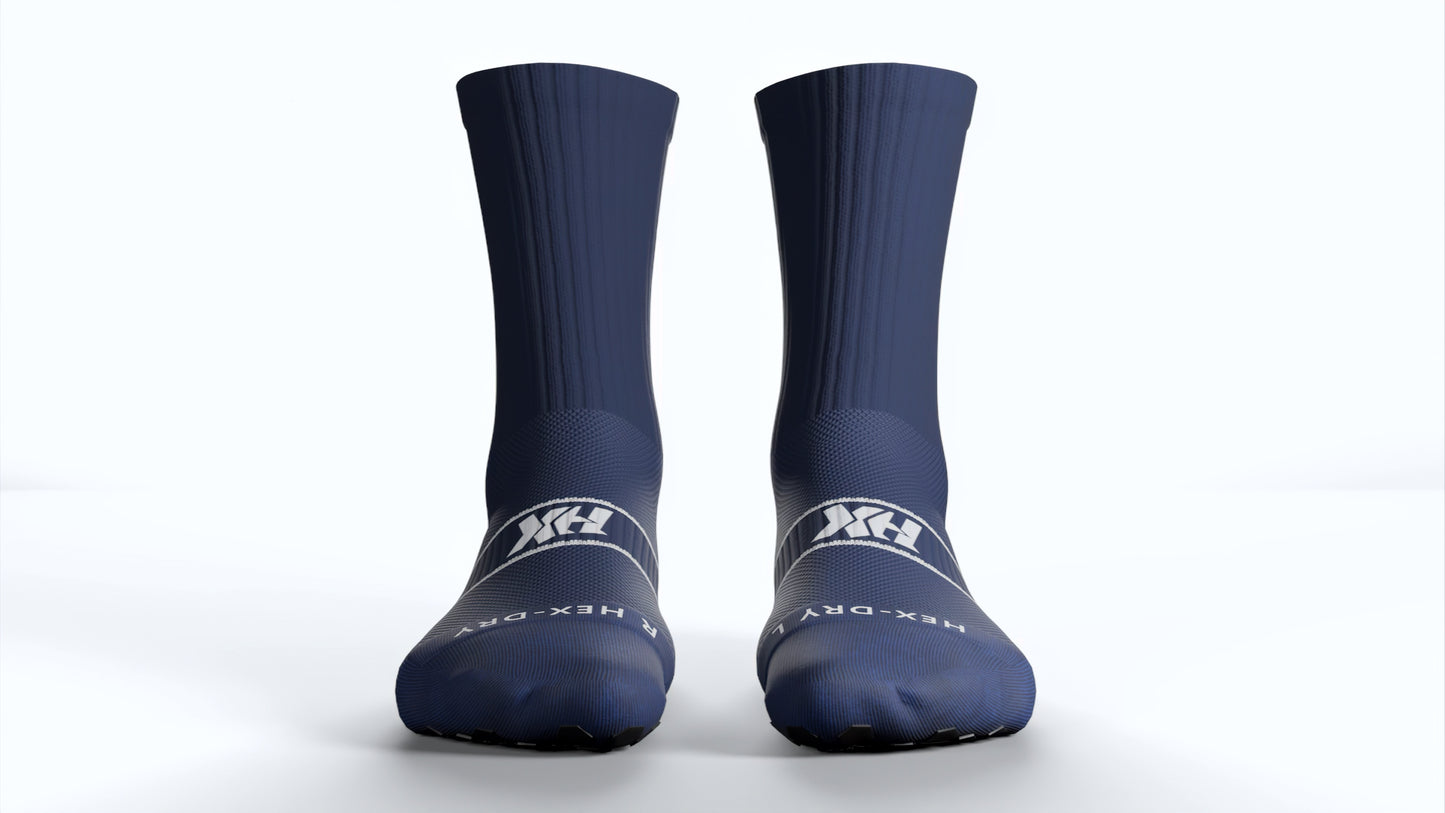 HexGrip Pro Navy Socks