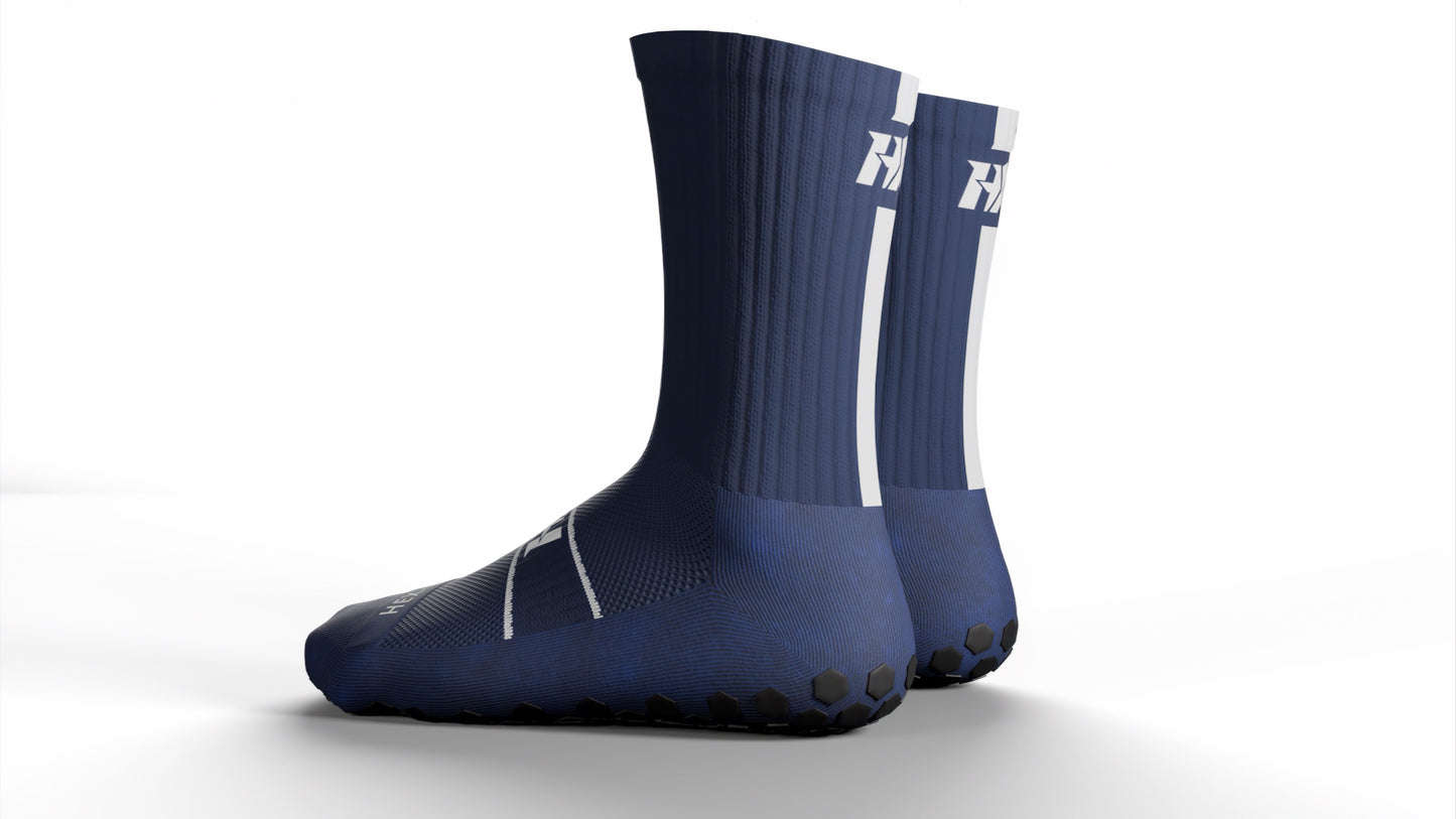 HexGrip Pro Navy Socks