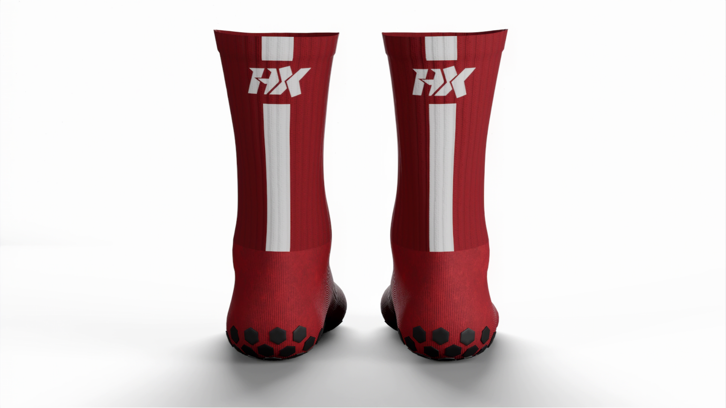 HexGrip Pro Red Socks